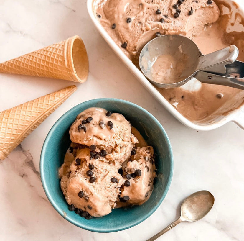 3 INGREDIENT DAIRY FREE CHOCOLATE PEANUT BUTTER ICECREAM MUNCH A BUNCH