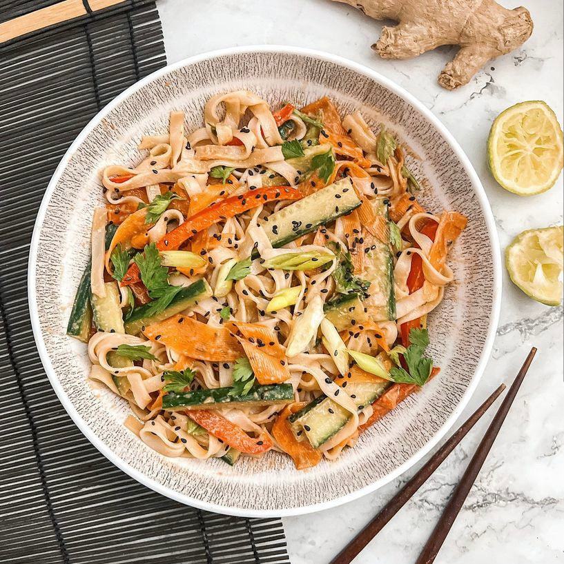 PEANUT RICE NOODLE SALAD