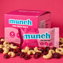 Load image into Gallery viewer, CASHEW CRANBERRY MUNCH BARS