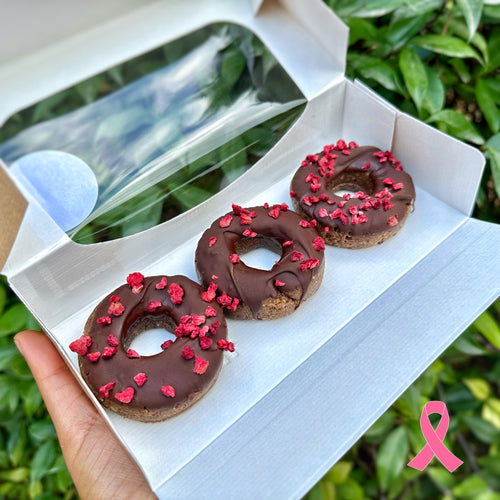 VANILLA RASPBERRY DONUTS *PINKTOBER SPECIAL*