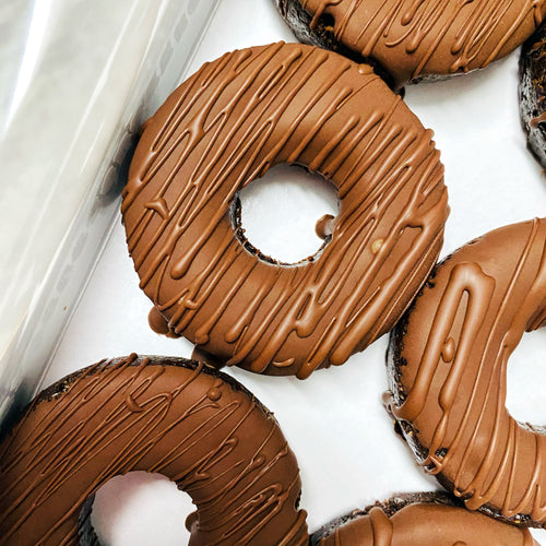 DOUBLE CHOCOLATE DONUTS
