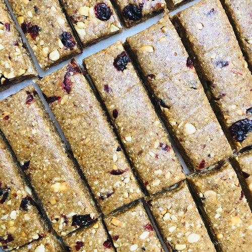 CASHEW CRANBERRY BARS
